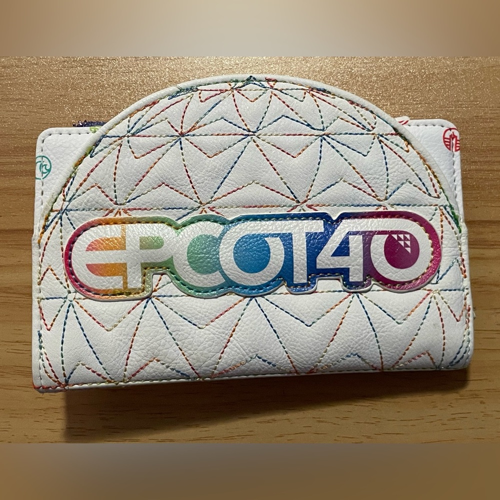 Epcot 40th Loungefly Wallet NWT